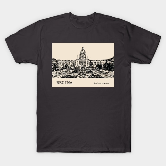 Regina Saskatchewan T-Shirt by Lakeric